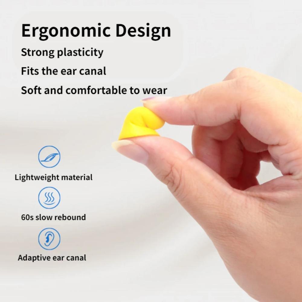 Premium Soft Foam Ear Plugs for Sleeping Noise Cancelling Hearing Protection Earplugs for Shooting Range Concerts Work Travel