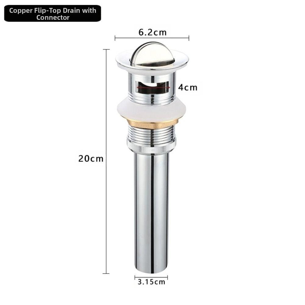 Anti-Clogging Sink Stopper Rust-proof Sink Strainer Durable Universal Sink Drain Bathroom Sink