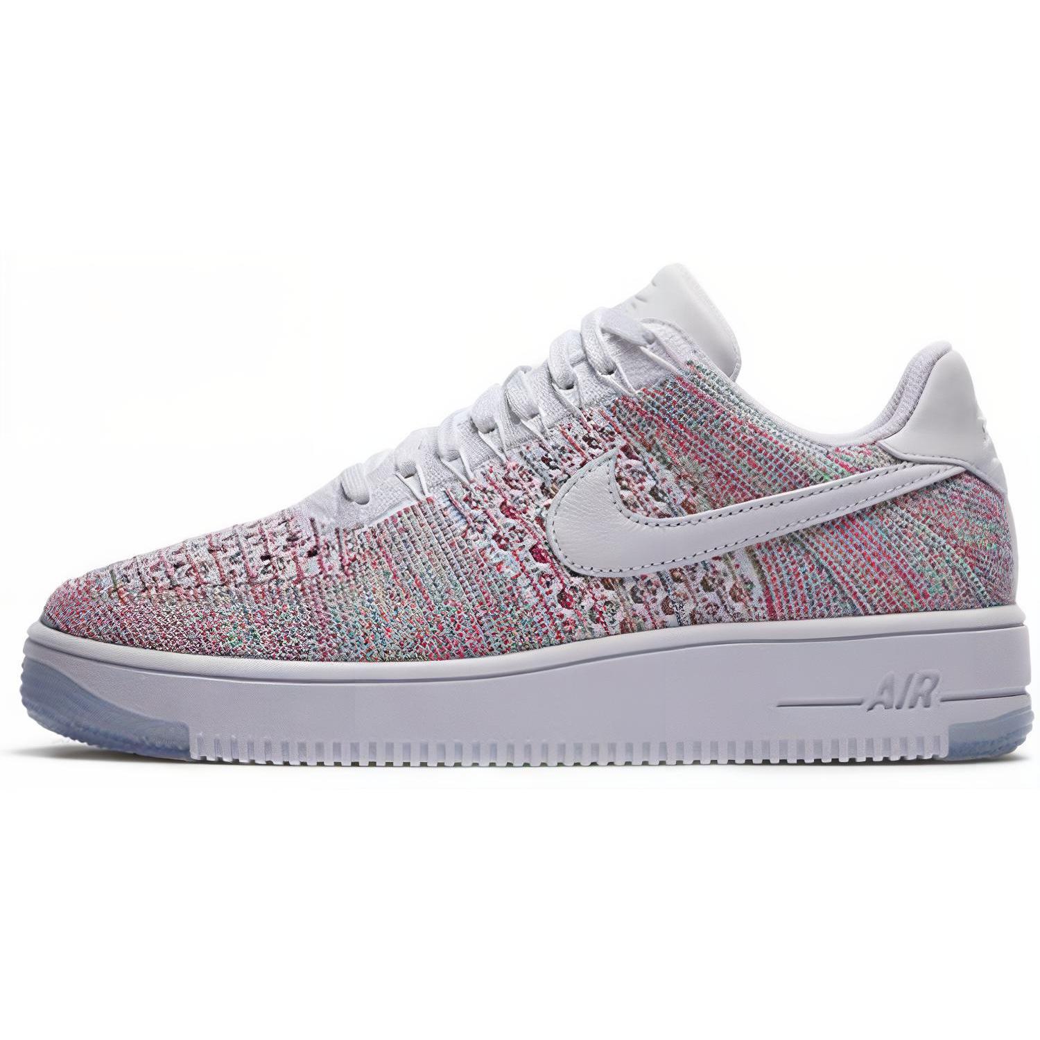 

Новые женские кроссовки Nike Air Force 1 Flyknit Low White Radiant Emerald 820256-102 36