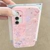 Trendy Ocean Style Whale Pattern Case For Samsung S26 S25 S24 Ultra S23 S22 S21 FE A15 A16 A17 A35 A36 A37 A54 A55 A56 A57 5G Leather Texture Cover