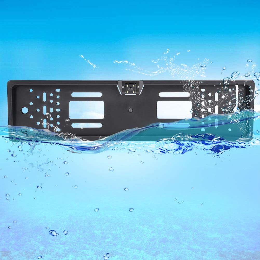 4 IR LED 170 degrees  Wide Angle Car Reaview Reverse Backup Night Vision Camera W  License Plate Frame