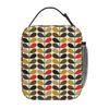 Bolsa de Almuerzo Térmica Reutilizable Impermeable Oxford Abstracta Multi Stem de Orla Kiely Bolsas Tote Bento para Mujeres Trabajo Picnic