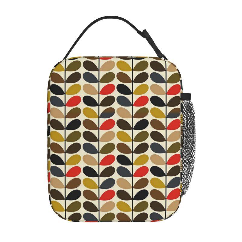 Bolsa de Almuerzo Térmica Reutilizable Impermeable Oxford Abstracta Multi Stem de Orla Kiely Bolsas Tote Bento para Mujeres Trabajo Picnic