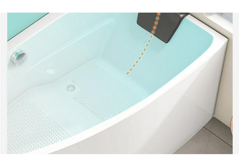 Compact Acrylic Bubble Massage Bathtub: 1.2 to 1.7m, Ideal for Small Apartments, with Constant Temperature Feature