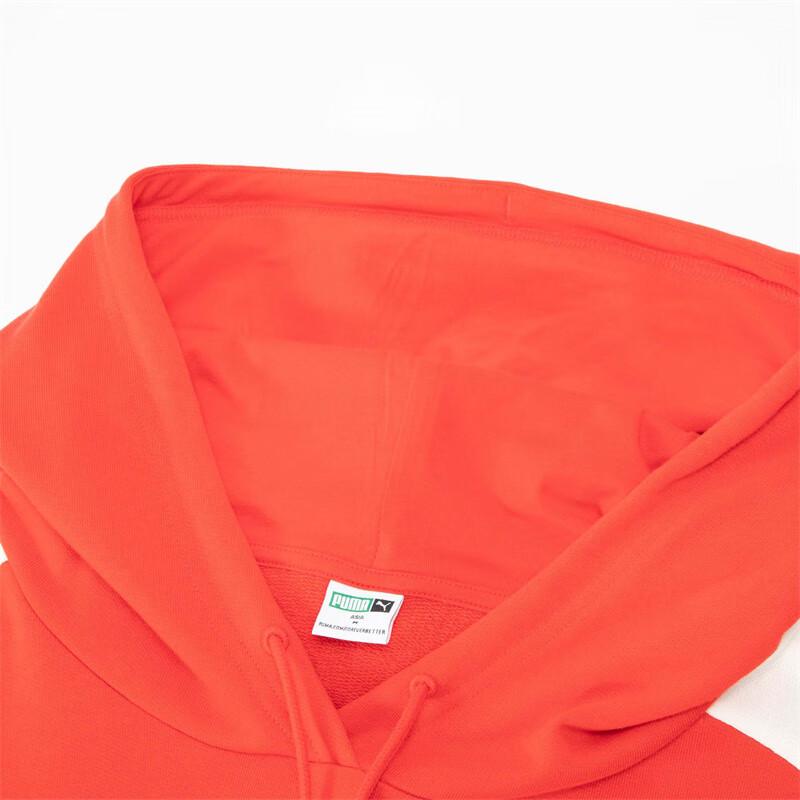 Puma Buchstaben-Logo Langarm Lässiger Hoodie Damen Hoodies Rot 627269-11