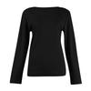 Women's Slim Bottom T-shirt Fashion Casual Color V-Neck Pullover Long Sleeve Top