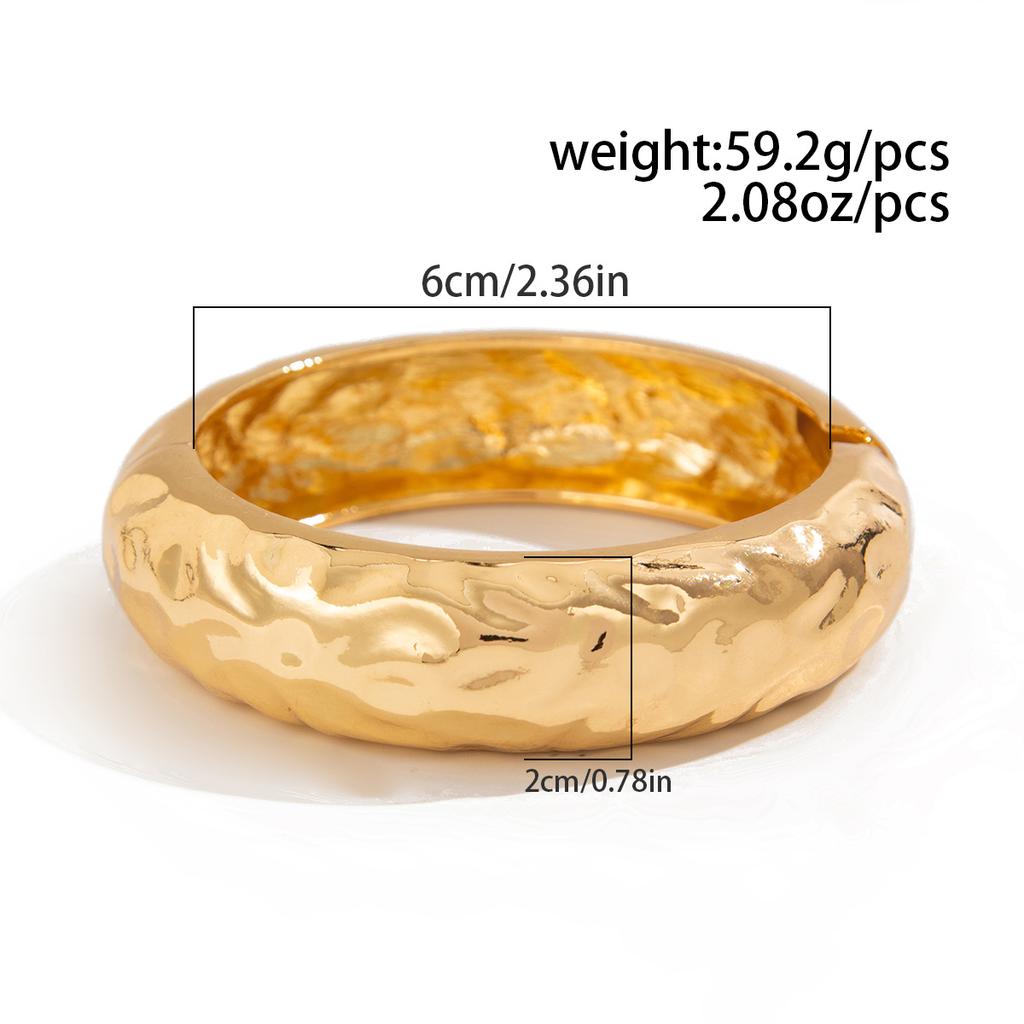 Design Sense Liquid Metal Smooth Spring Bracelet Geometric Ins Wind Texture Wide Bracelet Bracelet