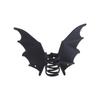 Matte Black Bat Wings Ponytail Holder Zinc Zinc Alloy Shark Clip Cute Halloween Hair Claw  Party
