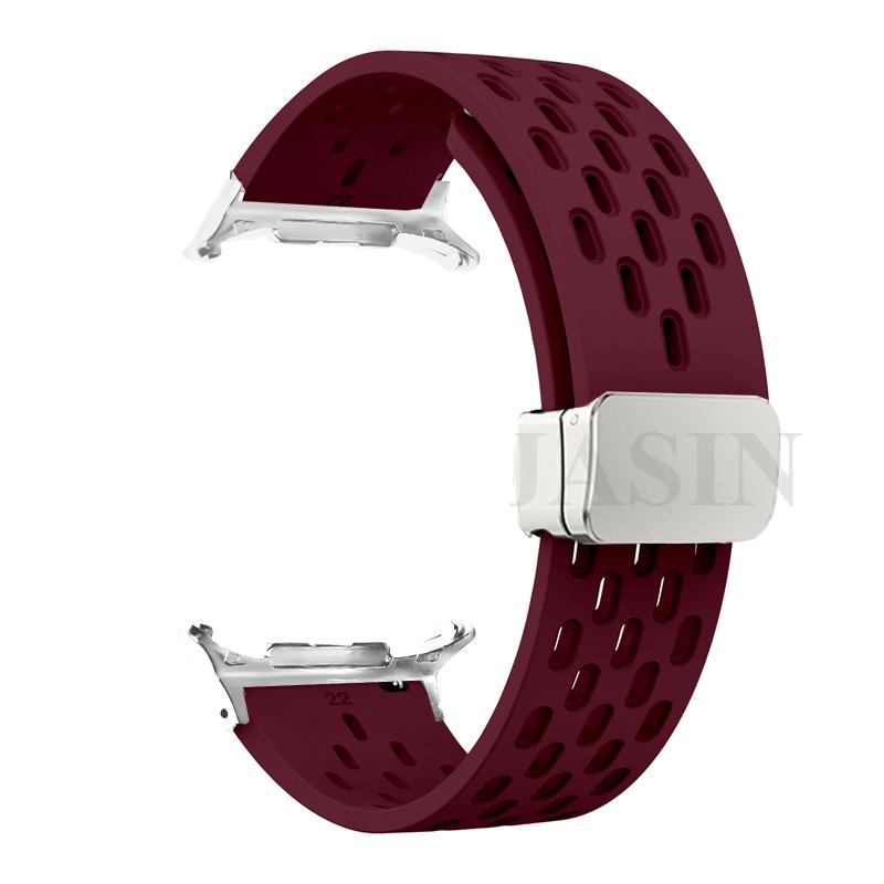 No Gaps Magnetic Buckle Silicone Strap For Samsung Galaxy Watch 8 40mm 44mm/8 Classic 46mm Bracelet Band Galaxy Ultra 2026 47mm