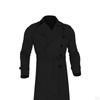 Belted Men'trench Coat Overcoat Double Breasted Fashion Top Long Jacket Warm Notched Lapel Male