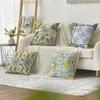 Greek Vacation Style Cushion Cover Natural Linen Organic Fabric Double-Sided Printing Sofa Home Decor Gift Pillow Cover