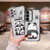 Cartoon Cute Panda Phone Cover Case for Samsung Galaxy A16 A52 A17 A33 A35 A36 A24 A13 A25 A26 A21s A15