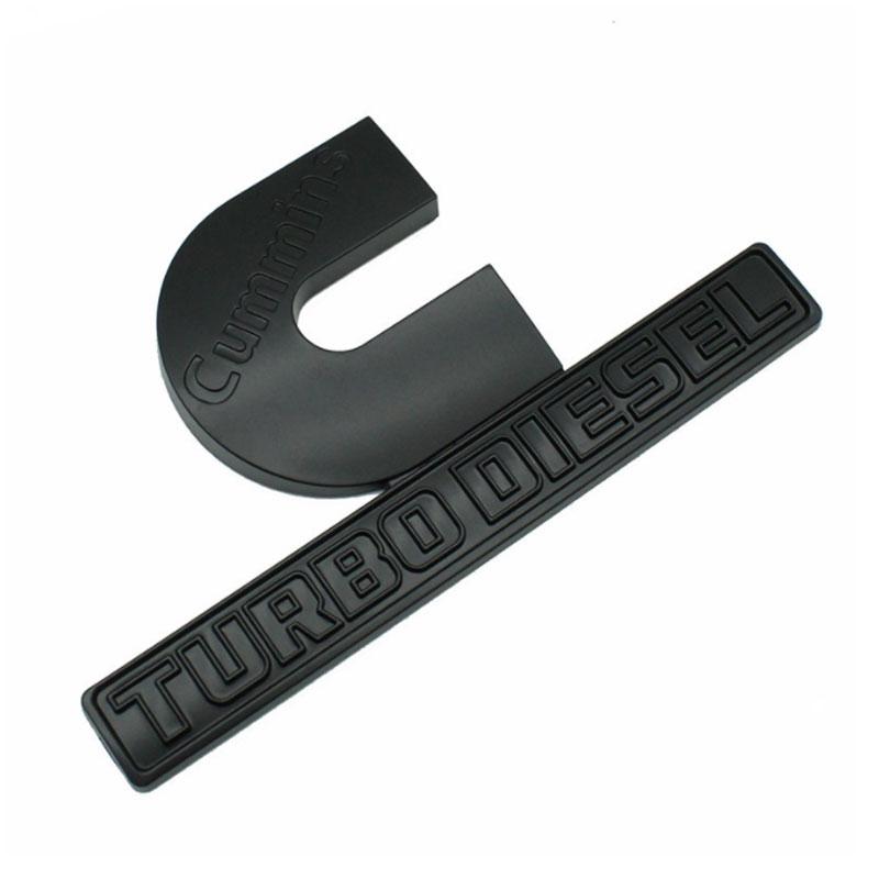 Adesivi per auto per CUMMINS TUBRO DIESEL Stemma Pickup RAM 1500 2500 Accessori modificati logo portiera laterale decalcomanie decorative