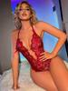 Sexy Lingerie Mesh  Bodysuit Body Sculpting Underwear Lace Deep V  One-piece Lingerie Adult Tights Women's Exotic Lingerie