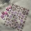 Leopard Print Nail Art Sticker Autumn And Winter Adhesive Obedient Nail Sticker Spice Girl Leopard Print Nail Art Decal
