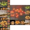 Festive 2m 20led Hanging Christmas Lights Snowflake And Candy Cane Design