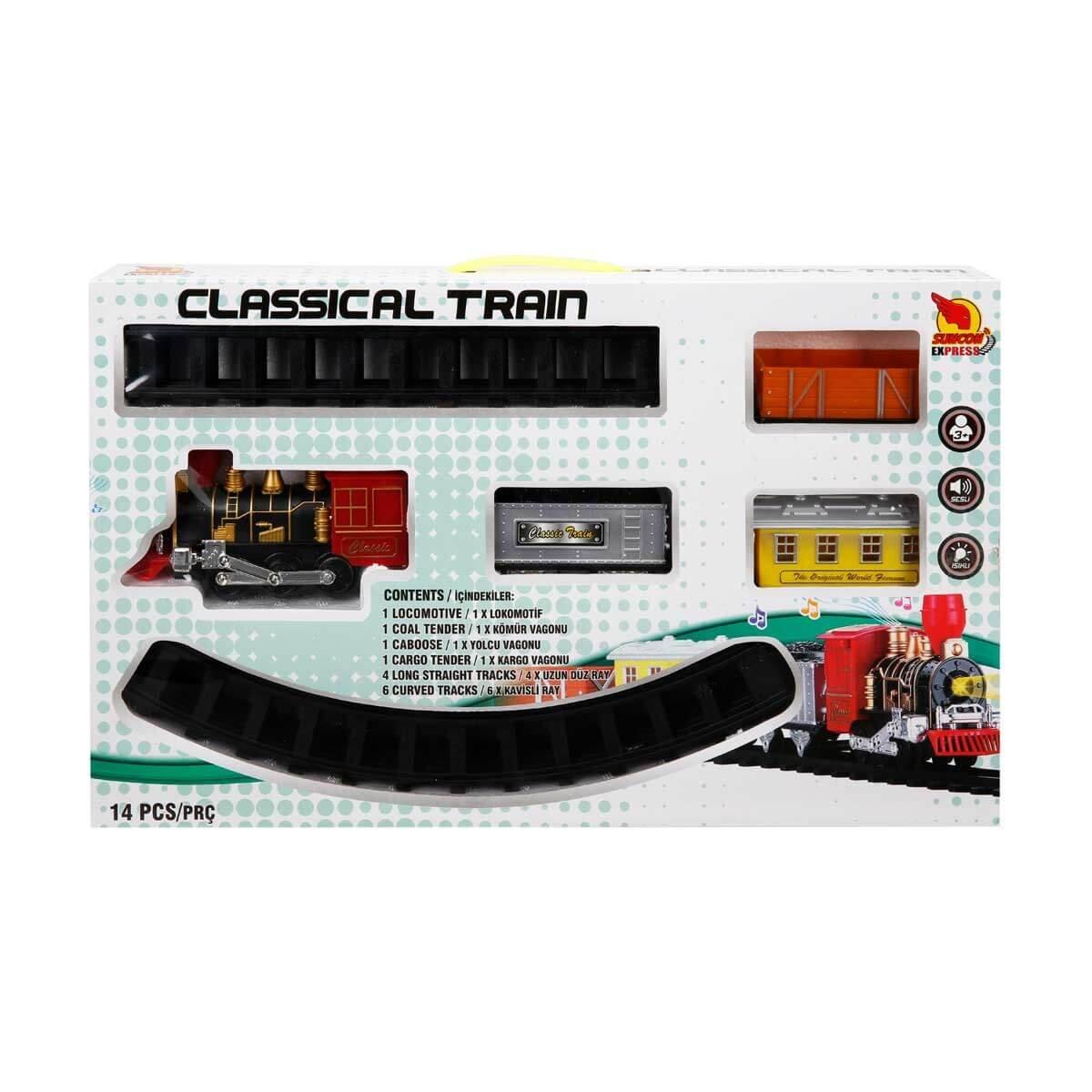 

73000 Sunman, 14 Piece Classic Train Play Set