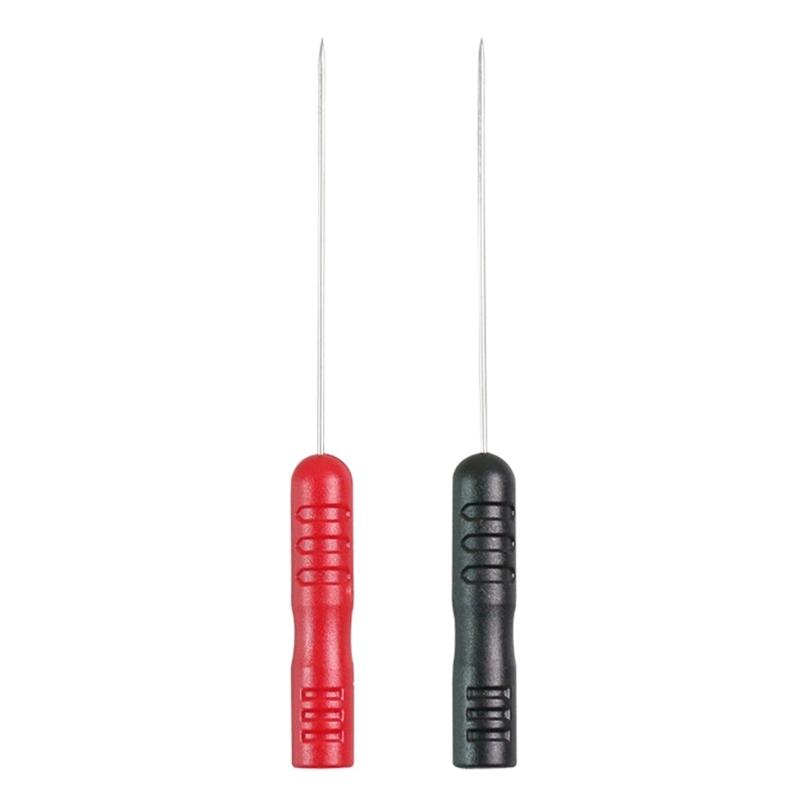 Pair Accuracy Test Probes Strong Metal & Plastic Construction Automotive Test Leads for Car Electrical Diagnostics