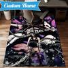 Alfombra de lucha con nombre personalizado Rhea Ripley para Sala de Estar, Salas de Juegos, Oficina, Dormitorio, Felpudo Diseño Divertido, regalos para fans decoración de Navidad