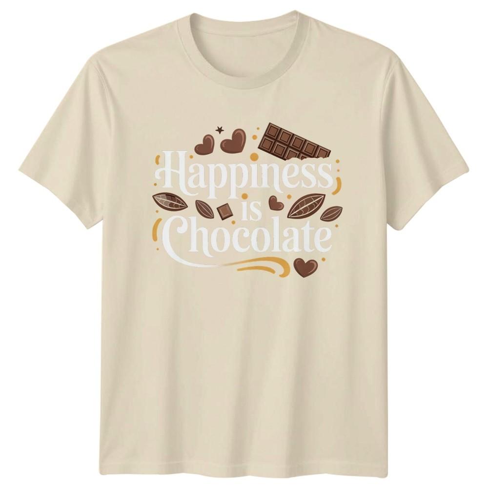 Happiness Is Chocolate TShirt Chocolate Lovers Confectionery