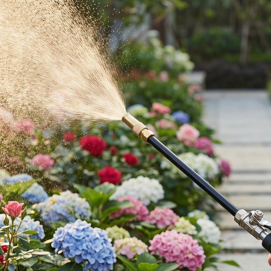 High Pressure Hose Nozzle, Heavy Duty Garden Hose Nozzle, Pressure Washer Attachment Booster Nozzle for Cat Washing Driveways Patio Cleaning