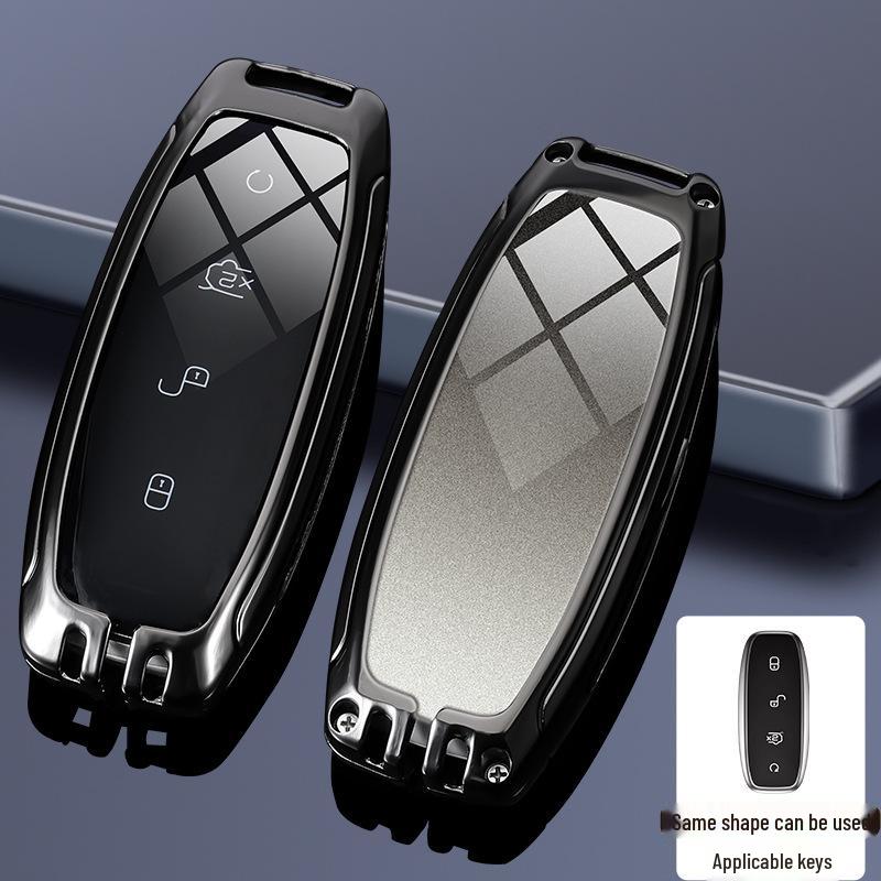 

Denza 24 D9/N7N8 Key Case: Metal Shell Key Protection with DMI Mirror and Buckle