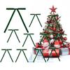 10 PCS Velvet Bows Christmas Tree Bow Velvet Ribbon Bow Vintage Wreath Decoration Xmas Gift Wrapping DIY Crafts
