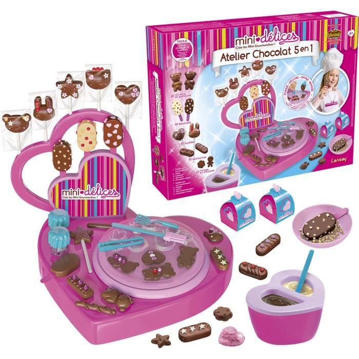 LANSAY Mini delizie Gioco di cucina Il mio laboratorio di super cioccolato 5 in 1 - dai 6 anni