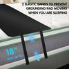 Grounding Mat for Bed, Earth Mat Grounding Pad for Queen Size Bed, Earth Connected Conductive Grounding Mat for Sleep, Energy, Pain Relief,