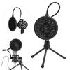 Shock Absorbing Microphone AntiSpray Filter for Mic with Handle Diameter Under 44mm