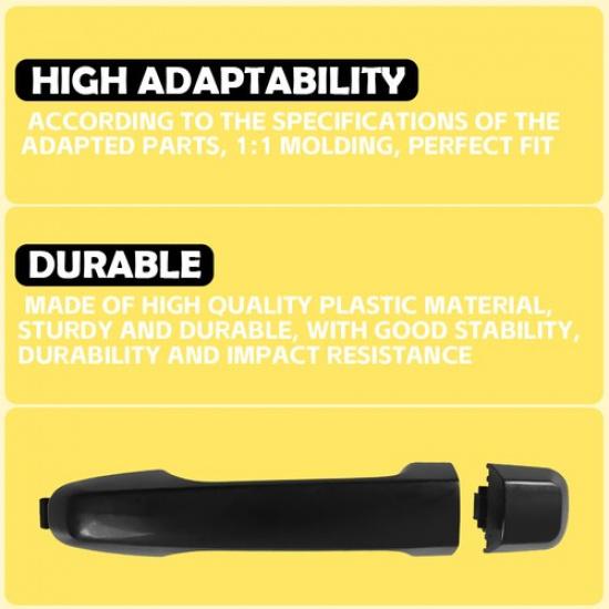 Rear Exterior Outside Door Handle LH RH For 2010-21 Lexus GX460/Toyota 4Runner E