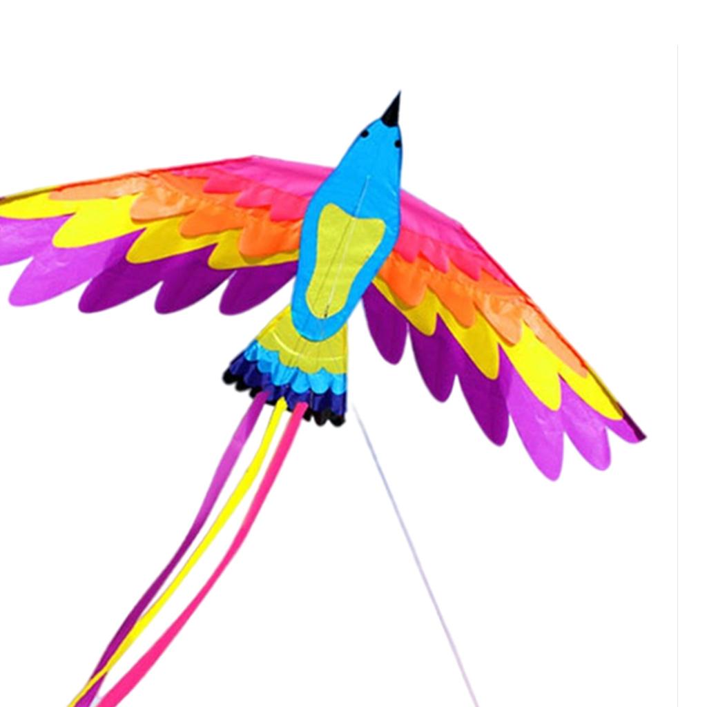 Livlig fågelkite Lätt att flyga Lång svans Kul med flygverktyg Stort djur