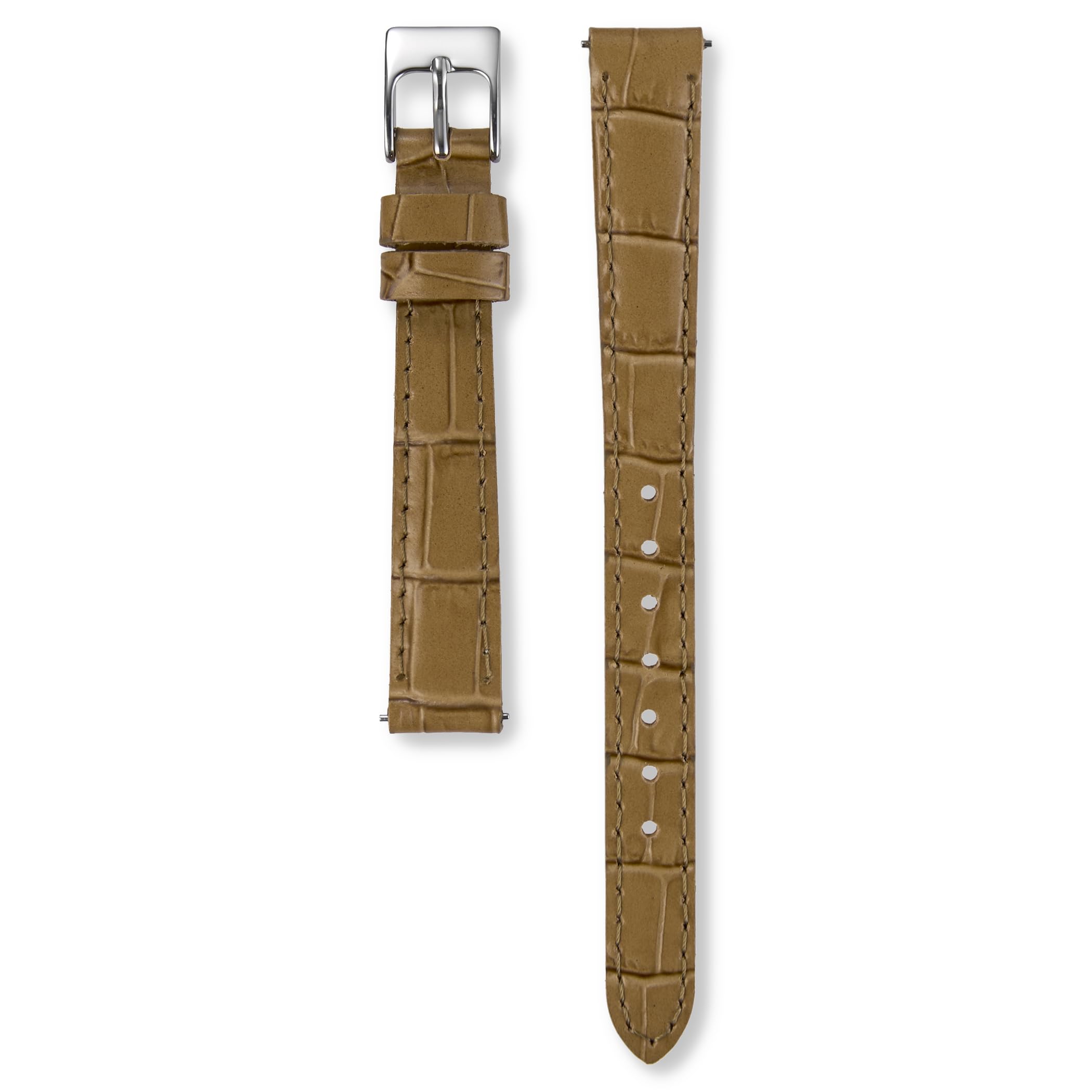 

Seiko Ladies Wristwatch Commercial Band Genuine Leather Crocodile Pattern RS03C12BE 12mm Buckle Width 10mm Beige Smart Change
