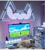 Smart RGB Constellation Light Panel: 3D Sound-Reactive Color Lamp for E-Sports, Wall or Bedroom Atmosphere.