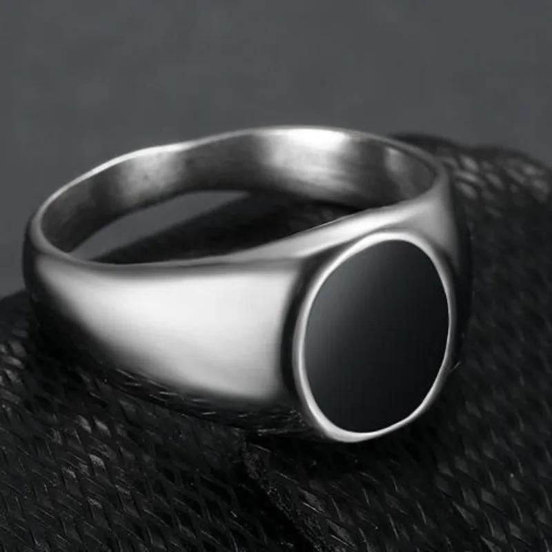 

Новое мужское глянцевое кольцо из экологичного сплава с эффектом капель масла 7