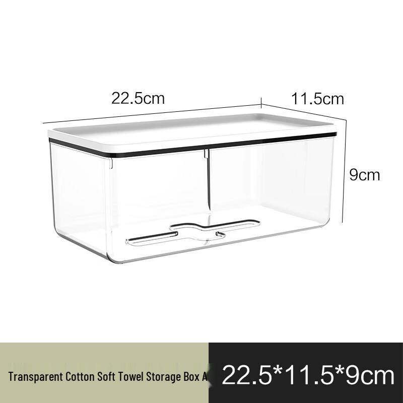 SKÅDIS Pegboard Transparent Tissue Box