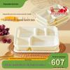 Compostable 5-Compartment Microwavable Food Containers