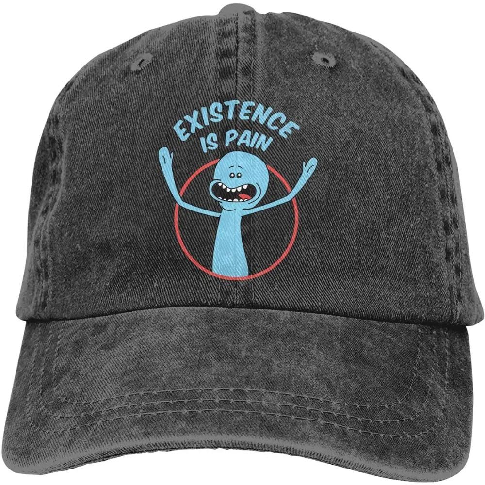 Бейсболка Mr Meeseeks Plain Cotton Washed Twill с низким профилем, регулируемая, черная
