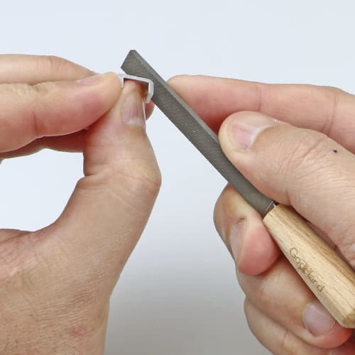 GodHand Mini File Custom Single-Tooth (Fine/Medium) (Old Model) GH-IY-M Metal File for Plastic Models