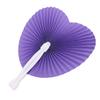 1Pc Wedding Heart-Shaped Paper Folding Fan For Birthday Party Souvenirs Anniversary Engagement Baby Baptisms Guest Gifts