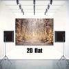 2D Cozy Winter Forest Wall Hanging, 2D Flat Print Snowy Pine Tree Tapestry for Living Room