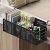 Suspended Bedsides Storage Rack Space Saving Design Sturdy Iron Construction Quick Easy Installation for Small Spaces