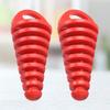 VORCOOL Silencer Cap Exhaust Pipe Muffler Exhaust Port Muffler Motorcycle Car Parts Automatic Exhaust Tail Tip Pipe Cover (Red) 2 Pieces