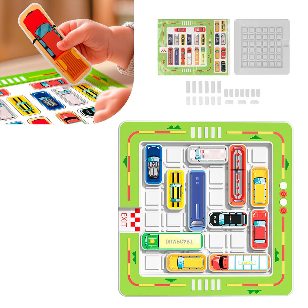 Slide Puzzle Game Logic Thinking Training Car Parking Lot Maze Brain Teaser Game Challenges Slide Bo