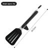 Silicone & Stainless Steel Heat-Resistant Food Tongs with Stand, 9" & 12" for BBQ, Steak, and Bread.