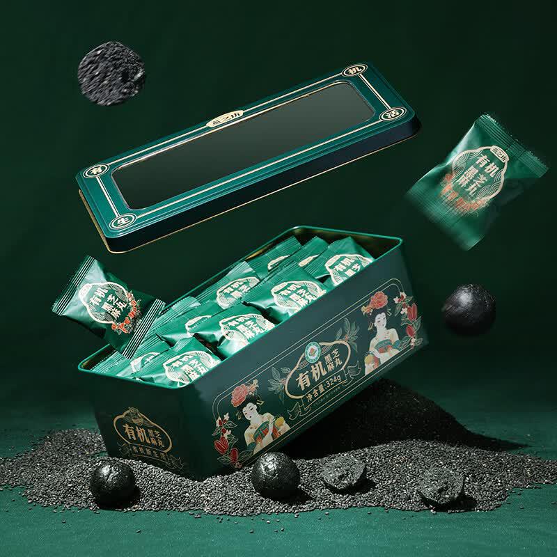 Yan Zhi Fang Organic Black Sesame Balls