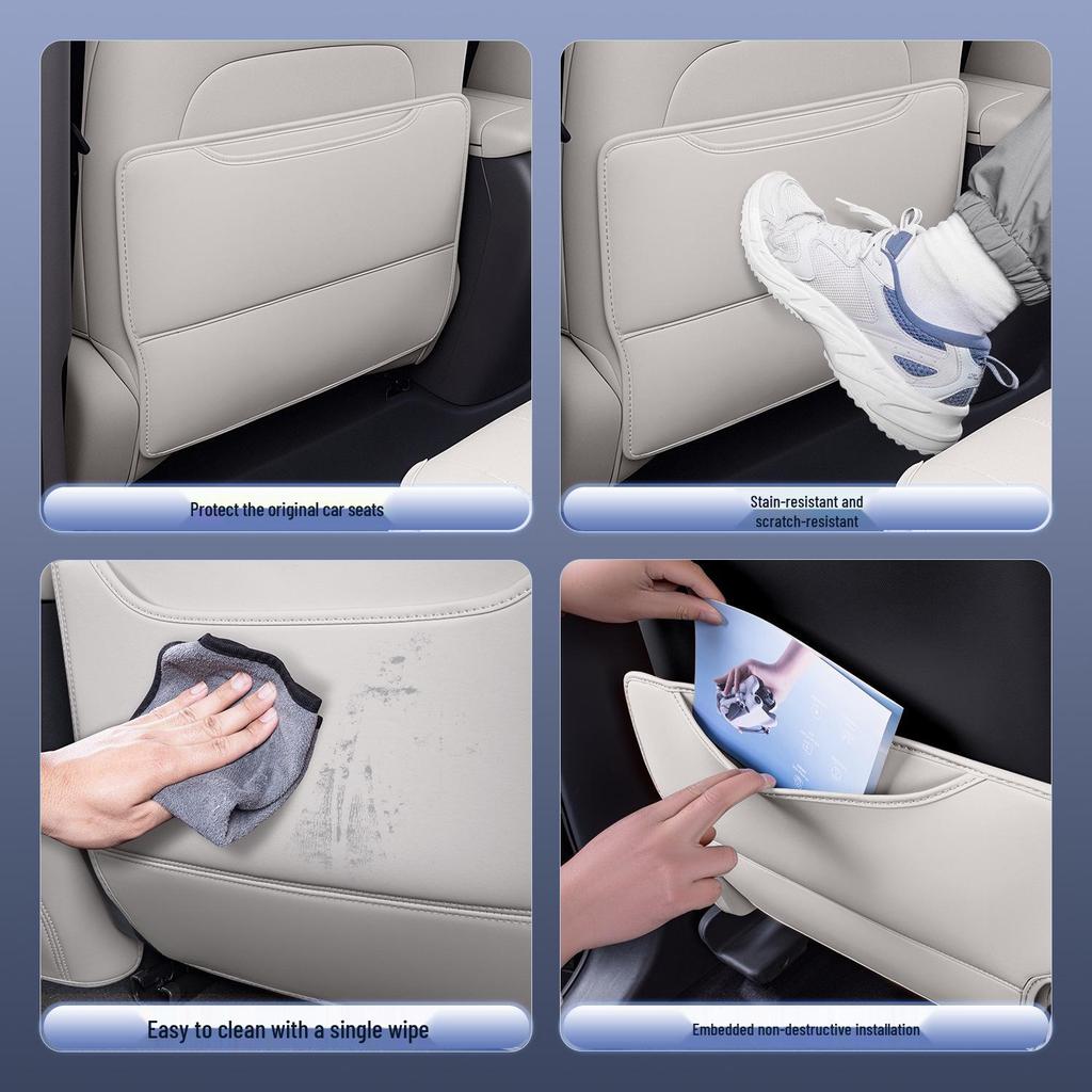Qiyuan Q05 Rear Seat Anti-Kick Mat - Exclusive Protection for Rear Seat Back
