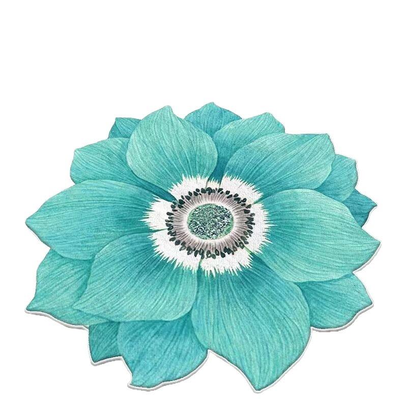 Großer Blume Kreis Teppich Wohnzimmer Teppich Schlafzimmer Bettvorleger