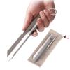 Tomshoo Titanium Tuin Handzaag Schop Buiten Kamperen Wandelen Backpacken Troffel met Clip Hand Schop Buiten Gereedschap