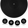 12in LP Turntable Record Players Platter Rubber Shock Pad Anti-Static Anti-slip Protection Mat for Vinyl Record Accessories
